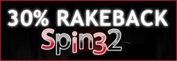 Merge Rakeback: Spin32Poker Rakeback